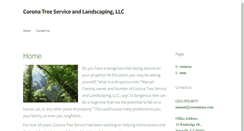 Desktop Screenshot of coronatrees.com